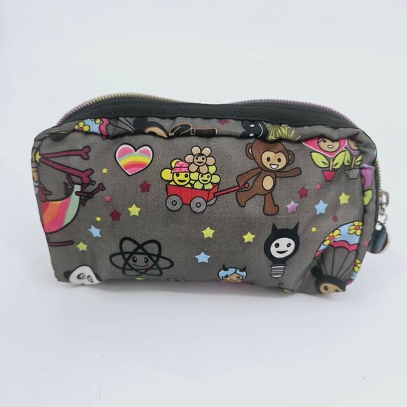 Nylon Makeup Cosmetic Organizing Bag Pouch Colorful - Picture 2 of 6